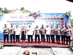 Kapolri Laksanakan Peletakan Batu Pertama Pembangunan Gedung Pusdiklat SPSI di Kawasan Jatiluhur Kab. Purwakarta