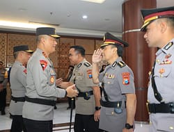 Irjen Pol Drs Imam Sugianto,M.Si Pimpin Sertijab Dua Pejabat Utama Satuan Kerja Polda Jawa Timur