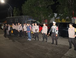 Jelang Pilkada 2024, Polres Pelabuhan Tanjung Perak Gelar Patroli Skala Besar Gabungan TNI – Polri