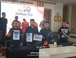 Tiga Pelaku Curanmor R-4 Jenis Pick-up Antar Kota, Diringkus Satreskrim Polrestabes Surabaya