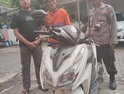 Aksi Nekat! Pengamen Kepergok Curi Motor di Bulak Kalitinjang Surabaya, Berhasil Diamankan Polsek Kenjeran