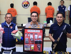 Polda Jatim Berhasil Ungkap Peredaran Narkoba Jaringan Internasional 4 Tersangka Diamankan