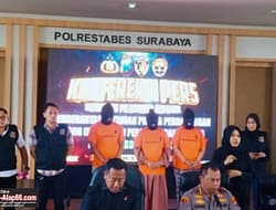 Polrestabes Surabaya Berhasil Ungkap Kasus TPPO dan Menangkap 3 Tersangka