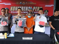 Polresta Malang Kota Berhasil Amankan Begal Driver Ojol Buron Tiga Bulan