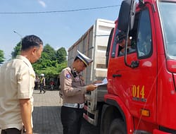 Puluhan Kendaraan Terjaring Razia, Polres Kediri Ajak Warga Lebih Tertib Berkendara